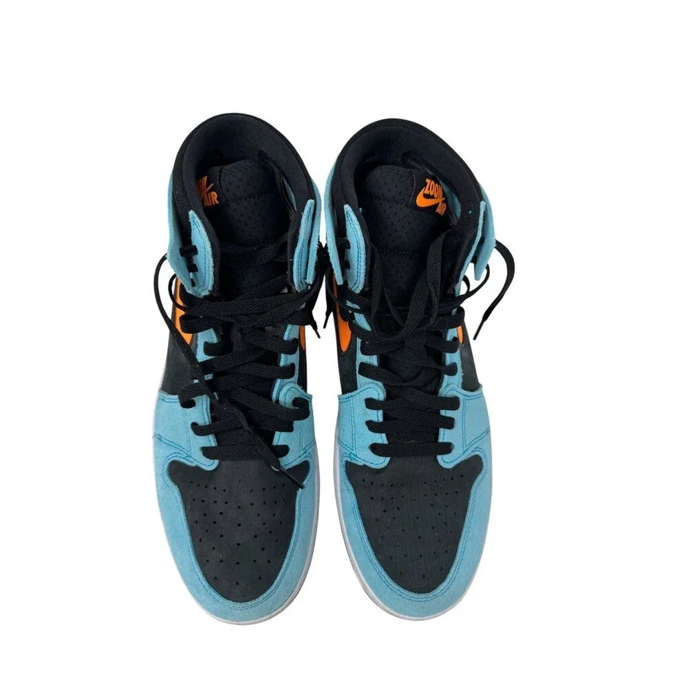 Nike Air Jordan 1 Zoom CMFT 2 DV1307-408 (Bleached Aqua/Bright Citrus) Size 11